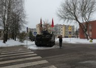 Į apleistą Jurbarko miesto pastatą sugrįžo kariai