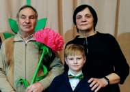 Stanislovą Marcinkų pasveikino ir Juodaičių seniūnė Alvina Bunikienė, ir vaikai su anūkais.