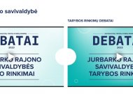 Kviečiame pasižiūrėti kandidatų į Jurbarko rajono merus ir rajono tarybą debatus (video)