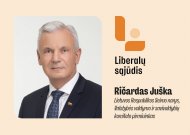 Lietuvos Respublikos Seimo narys Ričardas Juška kovo 5 d. kviečia balsuoti renkant rajono savivaldybės merą ir Tarybos narius