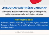 Rajono savivaldybė jungiasi prie pilietinės akcijos „Milijonas vaistinėlių Ukrainai“