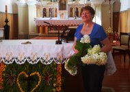 Seredžiaus bažnyčia pasipuošė gėlių kilimu