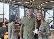 Sugrįžusi į Jurbarką jauna šeima autobusų stotyje atidarė kavinę