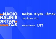 Nacionalinis diktantas jau rytoj