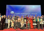 Nominacijų vakare „Vanduo“ pagerbti K. Glinskio teatro aktoriai, draugai ir rėmėjai
