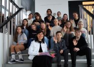Autoriai po parodos atidarymo
