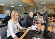 Jurbarke pirmąją išankstinio balsavimo diena rinkėjai aktyvesni nei 2019 m.
