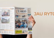 Gegužės 17 dienos laikraščio „Mūsų laikas“ numeryje skaitykite