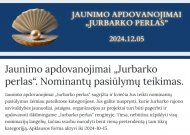 „Jurbarko perlų“ rinkimai: kviečia siūlyti kandidatus jaunimo apdovanojimams