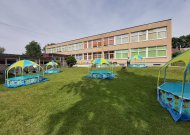 Jurbarko vaikų lopšelis-darželis „Nykštukas“ vasarą.