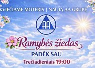 Svarbi žinia! Jurbarke įsikūrė nauja anoniminių alkoholikų grupė, skirta moterims