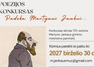 Lietuvą jungianti kūrybinė iniciatyva Martyno Jankaus atminimui