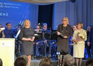 Smalininkietė Vanda Stonienė apdovanota medaliu „Tarnaukite Lietuvai“