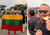 Brolis Mykolas iš Paulių įveikė Romos maratoną