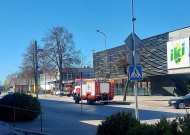 Iškvietė į gaisrą prekybos centre – paaiškėjo, kad pratybos