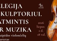Elegija skulptoriui: atmintis ir muzika