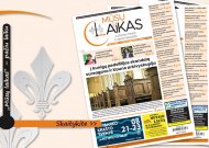 Naujame Jurbarko rajono laikraščio „Mūsų laikas“ (2026 08 21) numeryje skaitykite