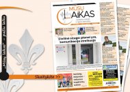 Naujame laikraščio „Mūsų laikas“ (2026 09 18) numeryje skaitykite