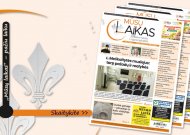 Naujame Jurbarko rajono laikraščio „Mūsų laiko“ (2026 09 25) numeryje